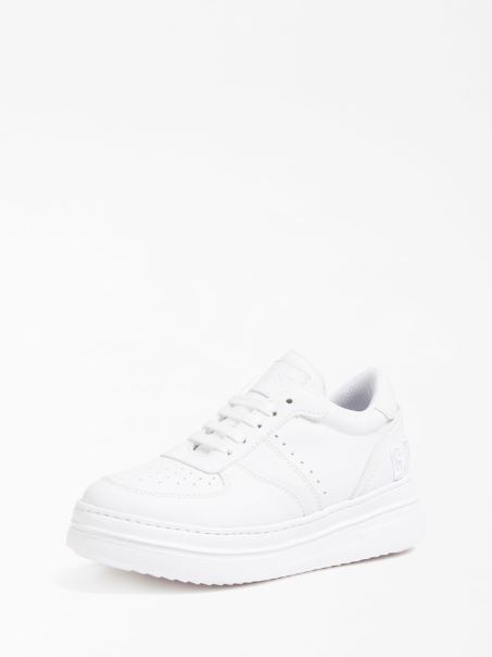 Adidași Cu Sigla Alf (27-34) Guess White