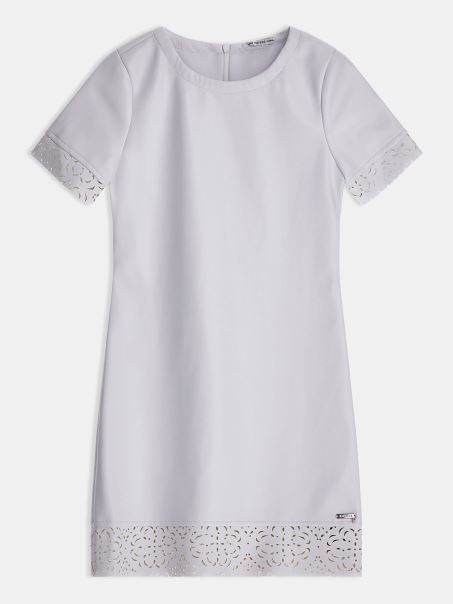 Rochie Albă Din Piele Artificială Guess