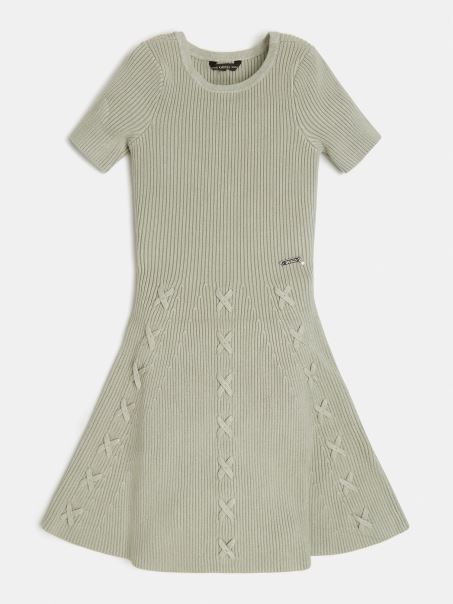 Rochie Pulover Verde Guess