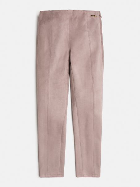 Guess Jambiere Din Piele Intoarsa Artificiala Bej