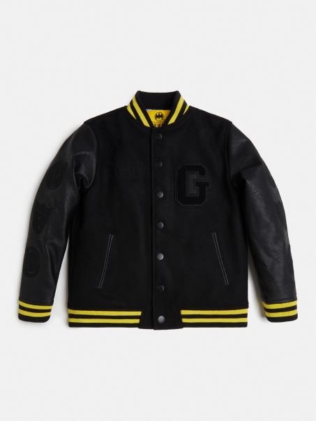 Bombardier Cu Imprimeu Batman Guess Black