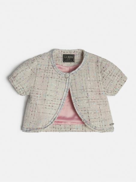 Cardigan Din Tweed Guess Gri Multi