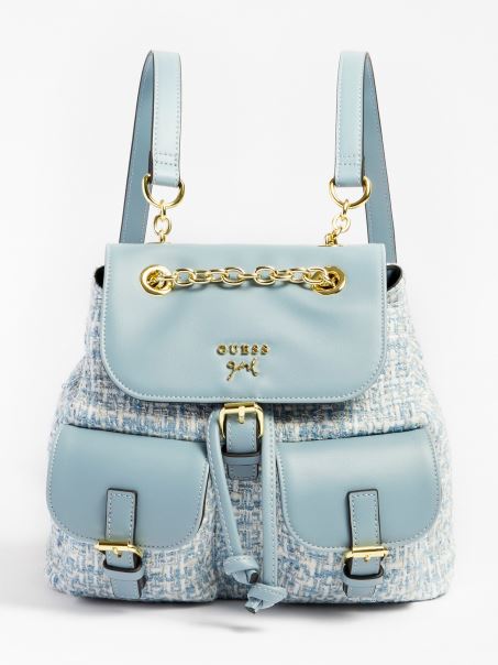 Rucsac Tweed Guess Blue