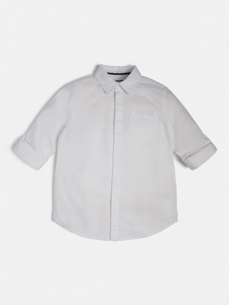 Cămașă Cu Logo Alb în Față Guess