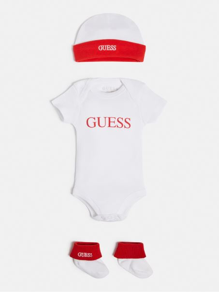 Set De Bumbac Guess White
