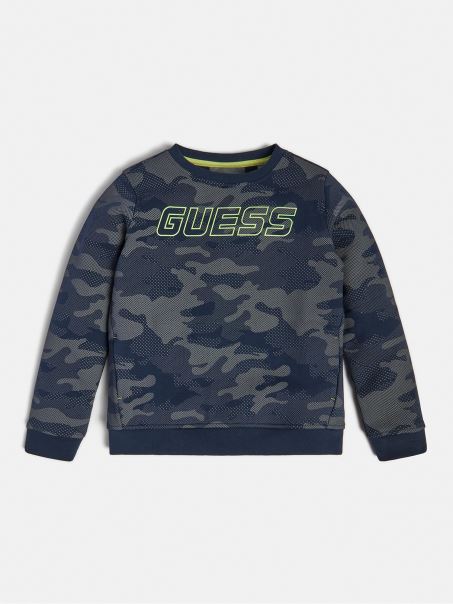Hanorac Guess Cu Logo Activ Gri Multi