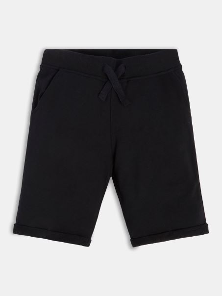 Negru Guess Back Logo Activ Scurt