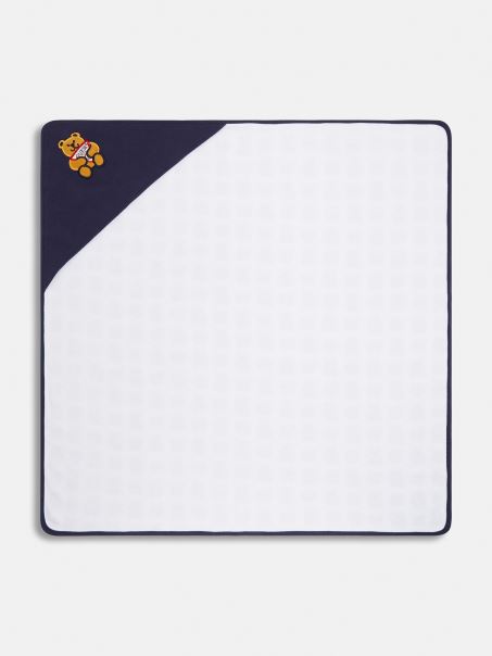 Guess All Over Logo Bebe Prosop Alb Multi