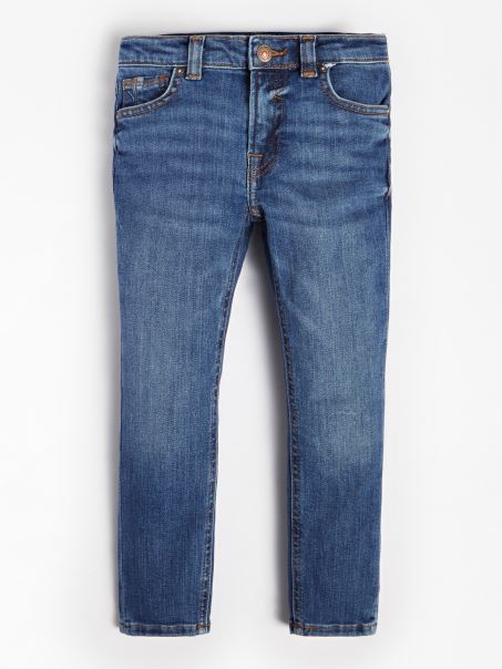 Fashion Blue Skinny Fit Pantaloni Din Denim Guess