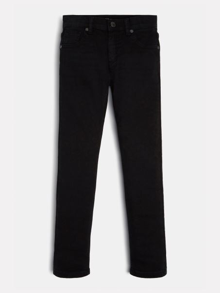 Pantaloni Negri Stretch Skinny Fit Guess