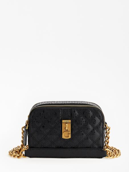 Geanta Crossbody Noelle Din Piele Lacuita Guess