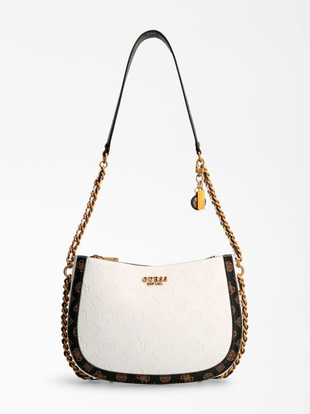 Abey 4g Bujor Logo Hobo Guess Alb Multi