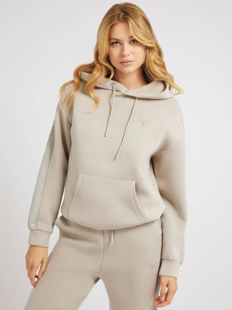 Hanorac Cu Glugă Guess Bej