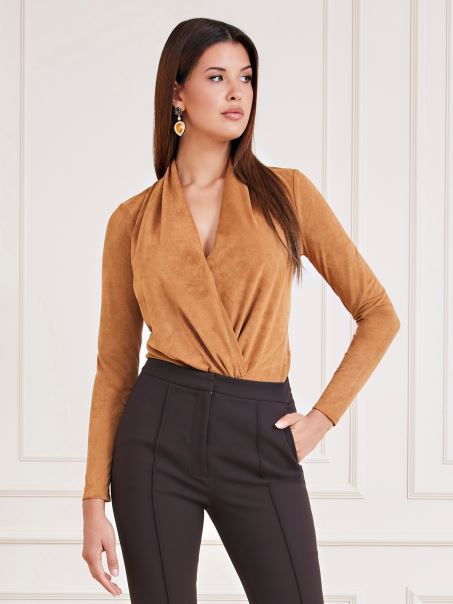 Corp Bej Guess Marciano Din Piele Intoarsa Artificiala