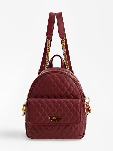 Maila Rucsac Matlasat Guess Red