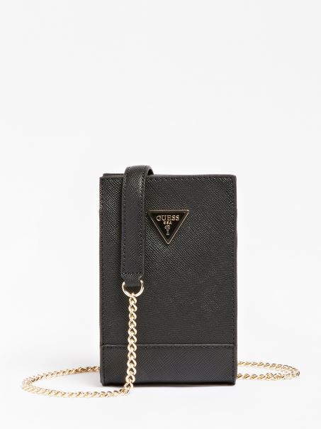 Guess Noelle Saffiano Bandolier Black