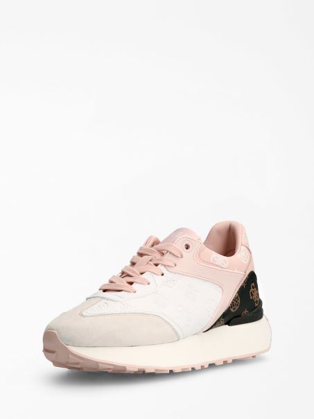 Luchia 4g Bujor Logo Pantof De Alergare Multi Roz Guess