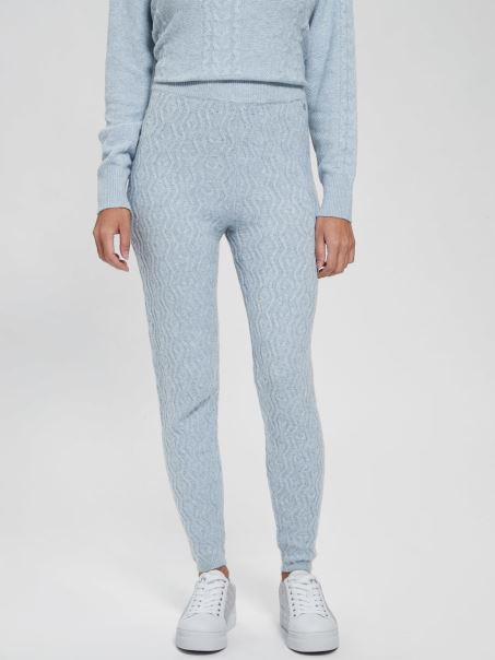 Cabluri Albastre Pulover Jambiere Guess