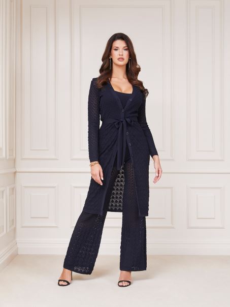 Guess Blue Marciano Pulover Cardigan