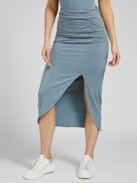 Guess Fusta Midi Verde