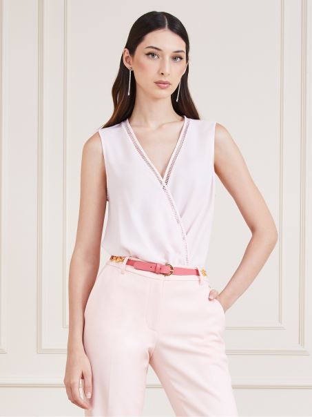 Ghici Roz Marciano Dantela Insert Body