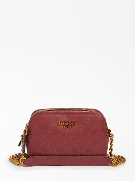 Geantă Noelle Mini Crossbody Guess Red