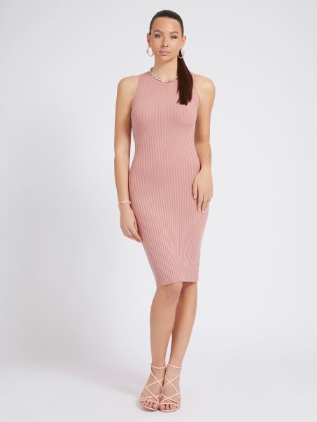 Modeling Fit Rochie Pulover Roz Guess