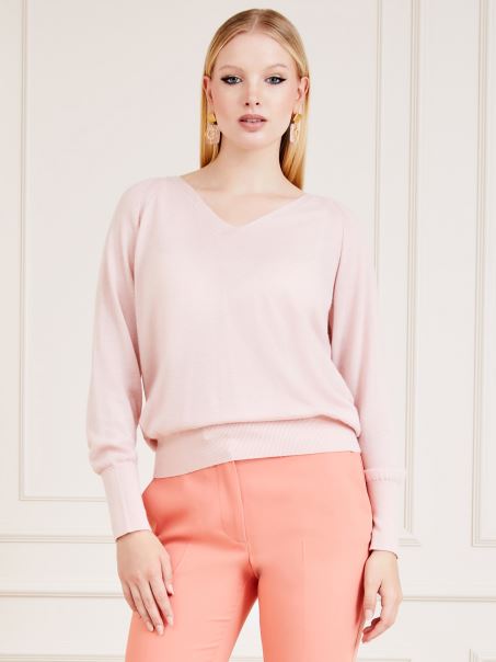 Pulover Din Cașmir Marciano Guess Pink