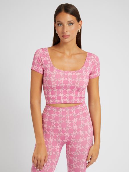 Crop Top Cu Logo Mov Guess