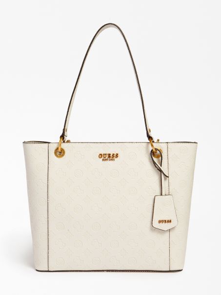 Guess Cream Noelle 4g ​​​​​​bujor Logo Shopper