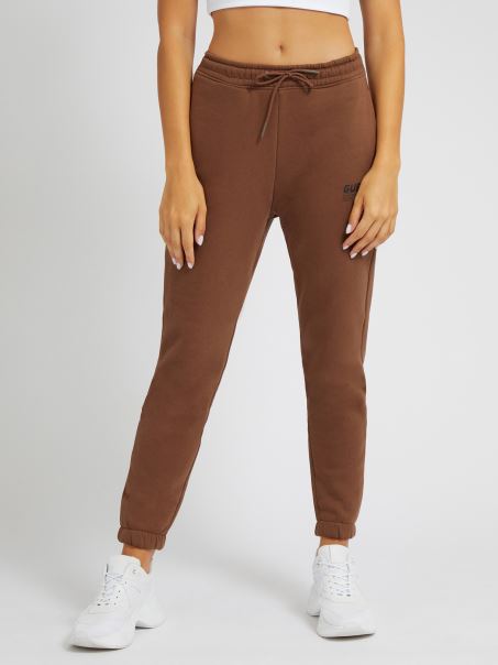 Pantalon Jogger Cu Logo Lateral Guess Maro