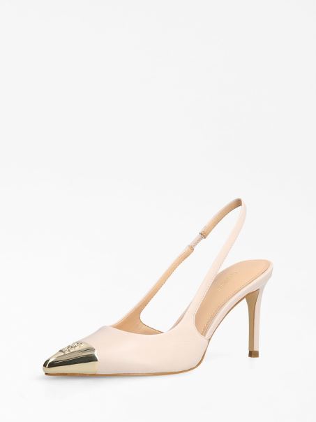 Ghici Alb Aleksa Din Piele Sling Spate