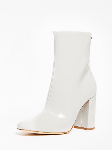 Cizme Joase Gri Multi Guess Cu Pahar De Lacuit