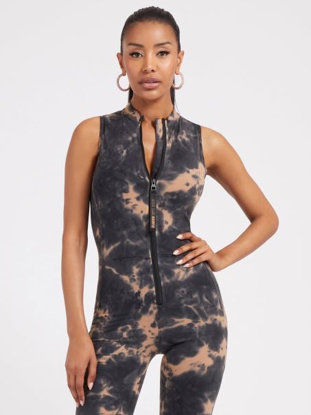 Salopeta Neagra Tie-dye Guess