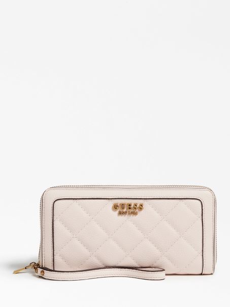 Portofel Matlasat Abbey Guess White