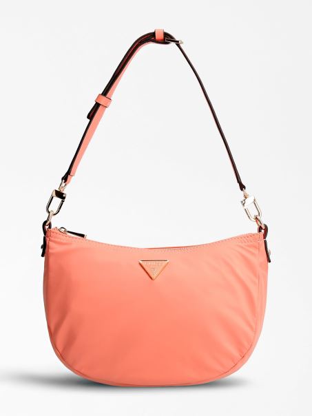 Coral Eco Gemma Geanta Hobo Maner Detasabil Guess
