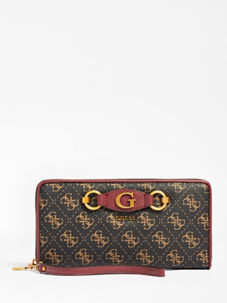 Izzy Maxi Portofel Guess Negru