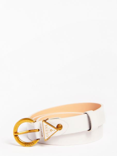 Guess Amantea Folied Belt White
