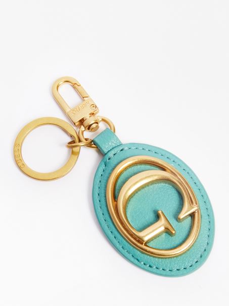 Breloc Cu Logo G Albastru Guess