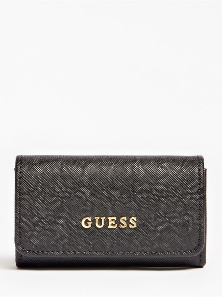 Breloc Saffiano Negru Ghici