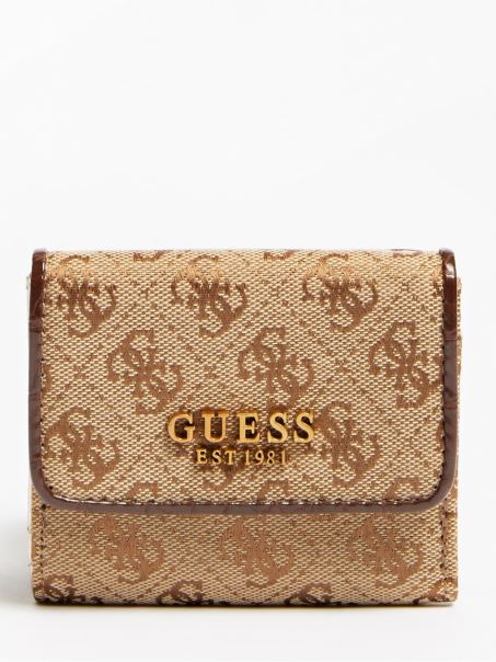 Portofel Galben Aviana 4g Logo Guess