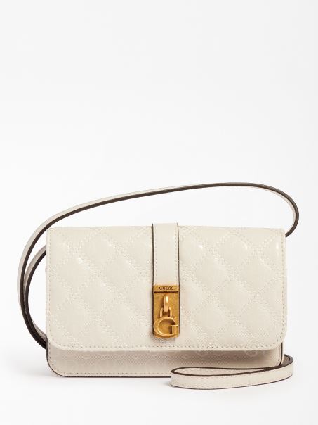 Husă Albă Pentru Telefon Cu Logo Guess Gaia 4g