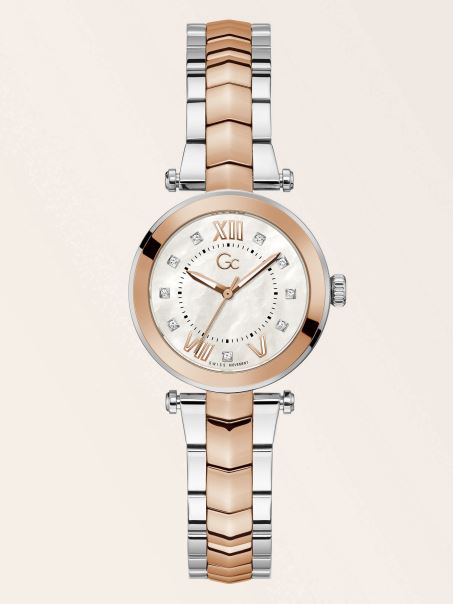 Ceas Analogic Guess Gc Steel Rose Gold Noua Tendinta