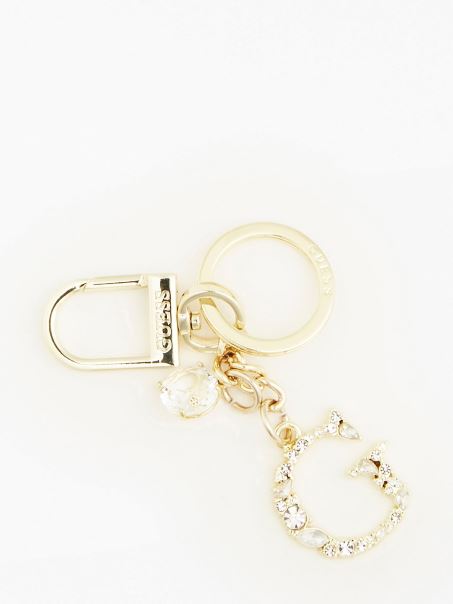 Breloc De Chei Guess Cu Bijuterie De Aur