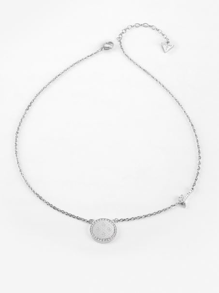 Armonie Rotunda' Colier Guess Argintiu