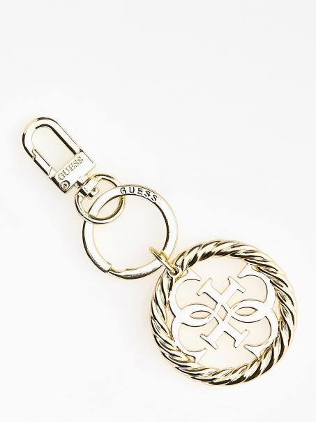 Breloc Cu Logo 4g Guess Gold