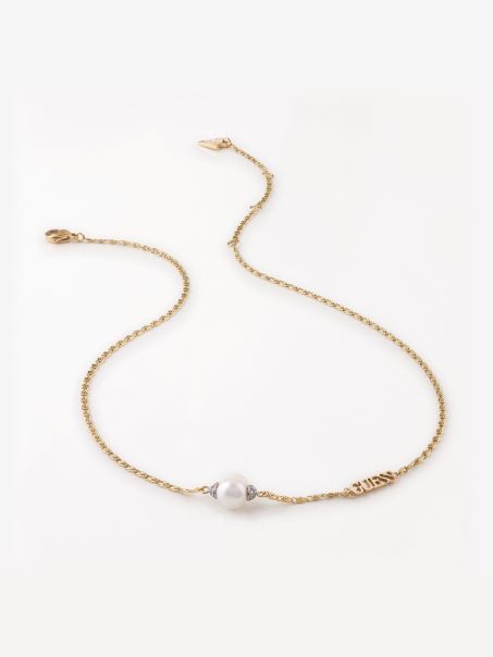 Subacvatic-dragoste-colier Guess Multi Gold