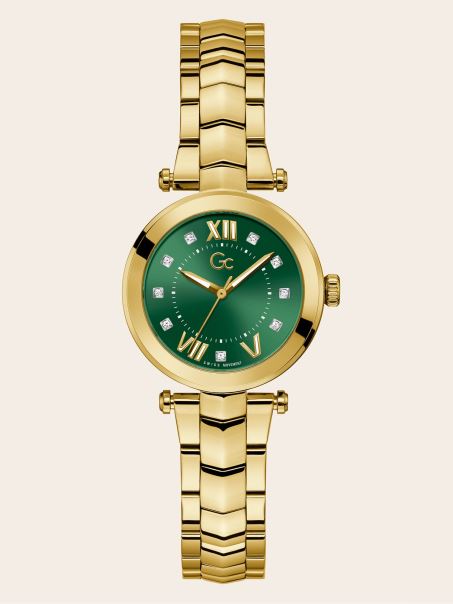 Ceas Analog Cu Quartz Gc Argintiu Guess