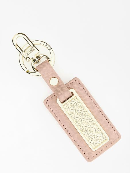 Breloc Cu Logo Guess Roz 4g