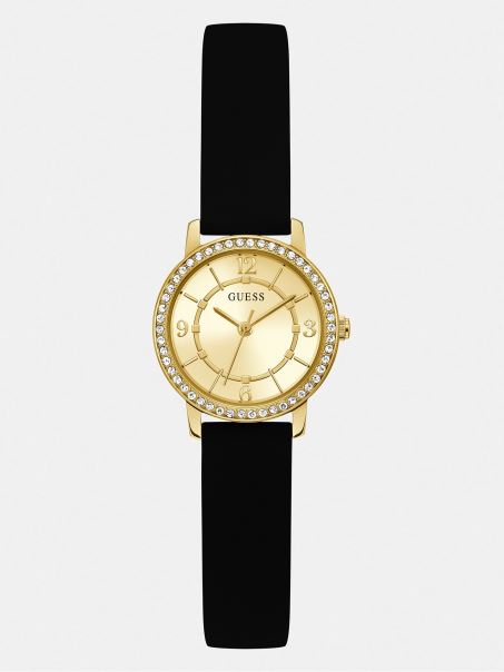 Ceas Analog Cu Cristal Auriu Roz Ghici Noua Tendinta